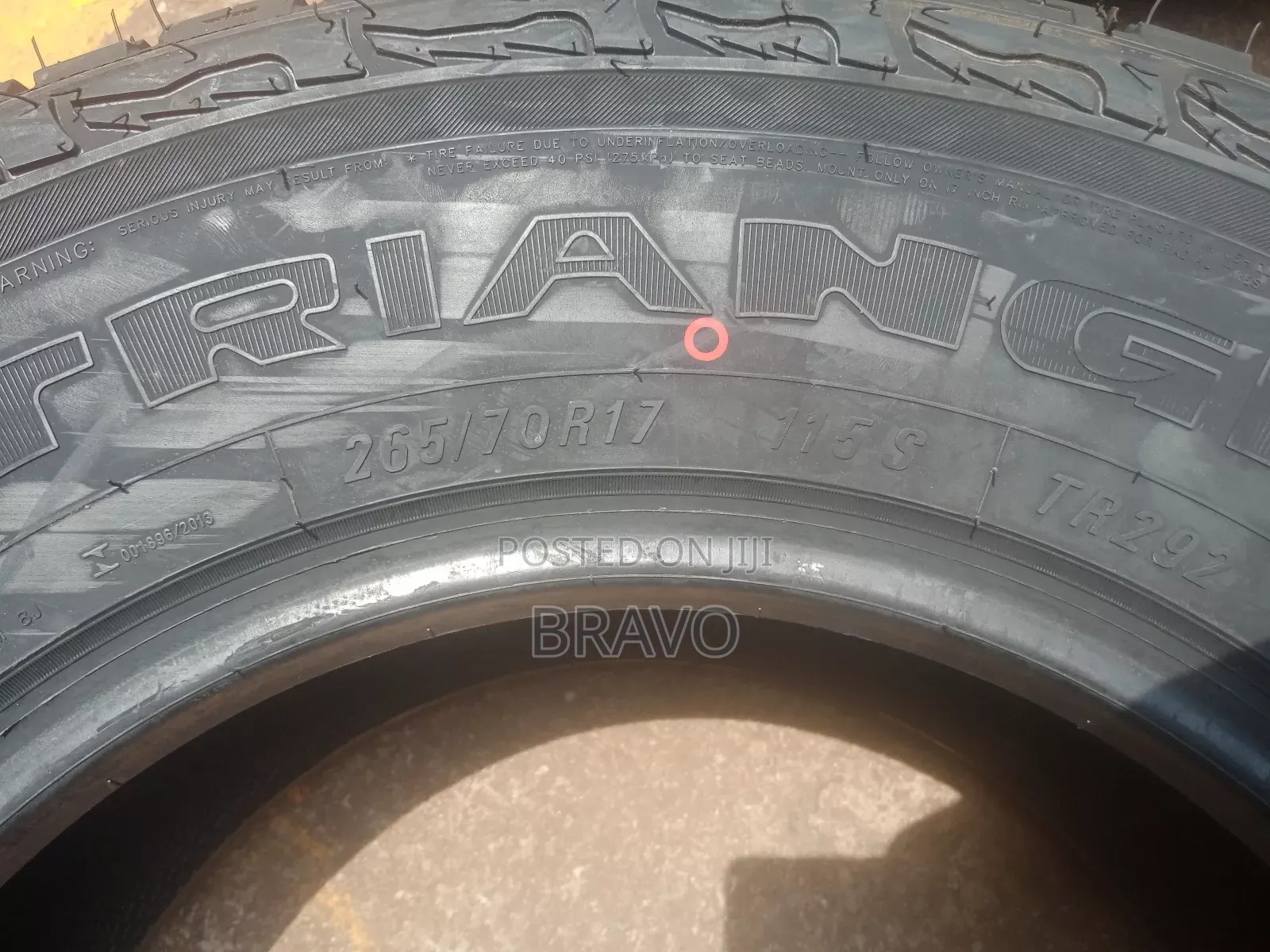 265/70r17 All Terrian Tyre (115S).