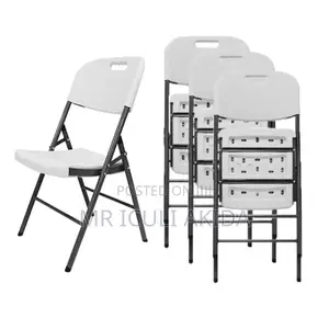 White Plastic Folding Chair for Events,Meeting,Office,Shop