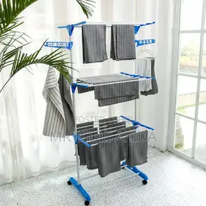 Retractable Folding Clothes Drying Stand Rack Hanger