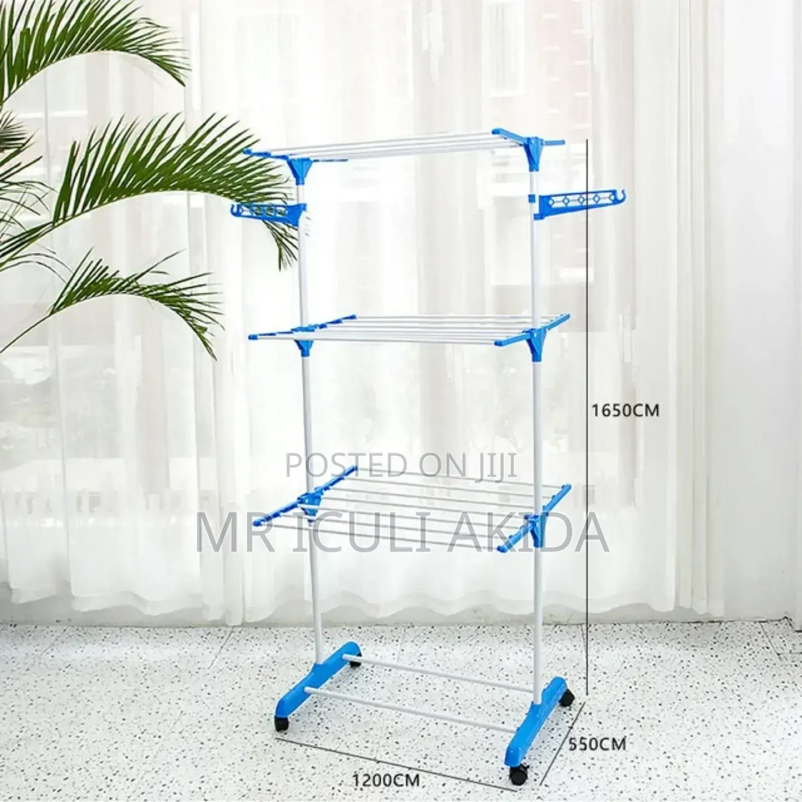 Retractable Folding Clothes Drying Stand Rack Hanger