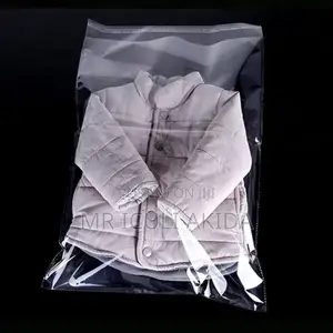 26x40 Plastic Sealing Clear Polythene Bags WTH Adhesive Seal