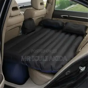 Flocking Inflatable Car Sleeping Travel Mattress PVC Air Bed