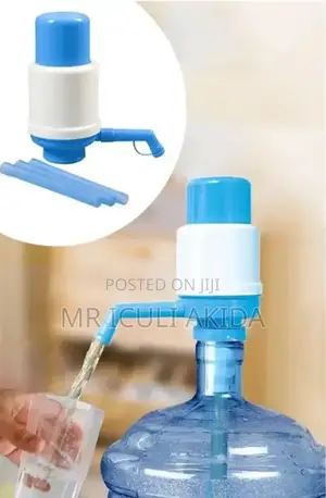 Plastic Hand Pressure Manual Water Bottle Pump Dispenser