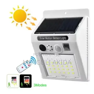 Sound Alarm Waterproof Remote Solar Motion Sensor Lights