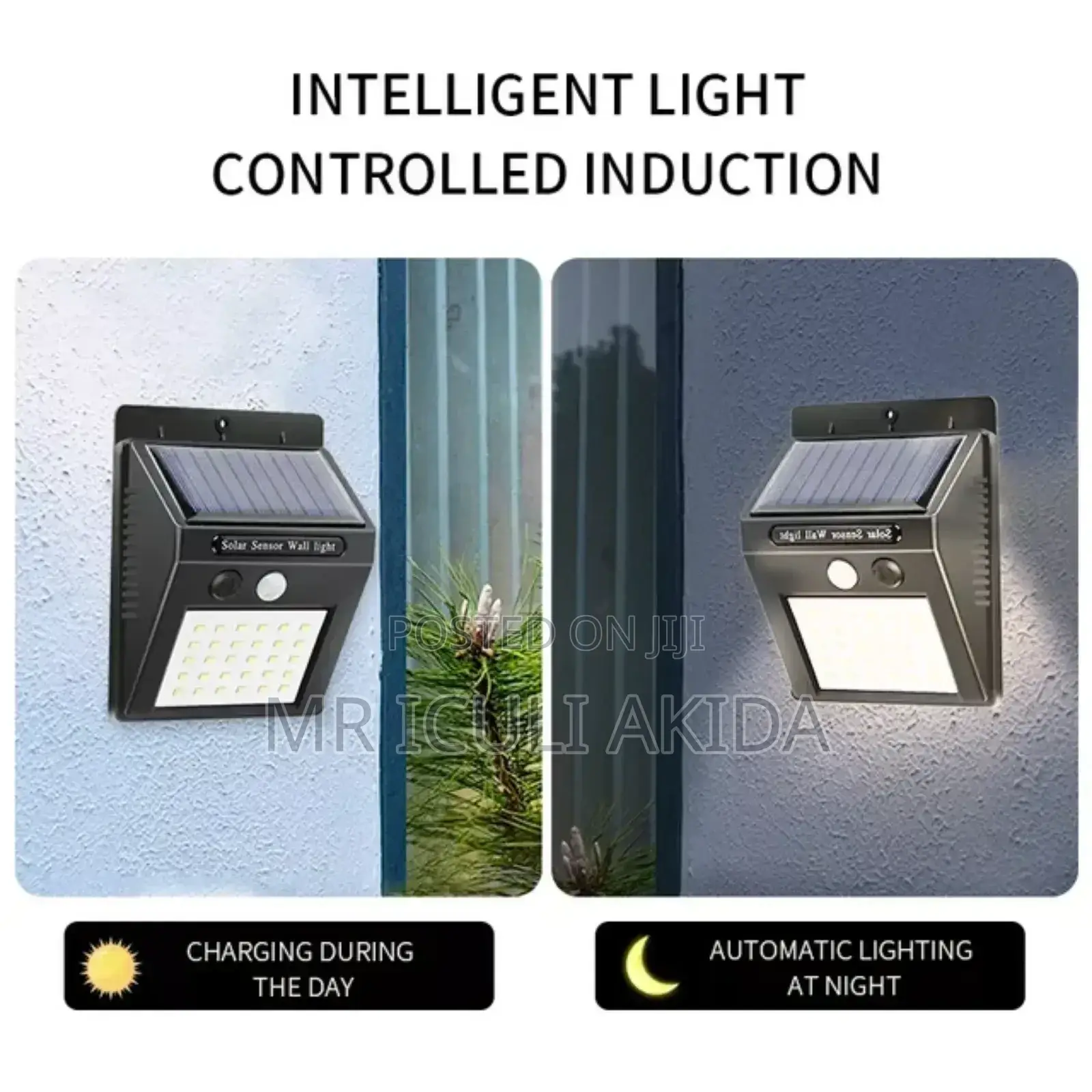 Sound Alarm Waterproof Remote Solar Motion Sensor Lights