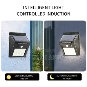 Sound Alarm Waterproof Remote Solar Motion Sensor Lights