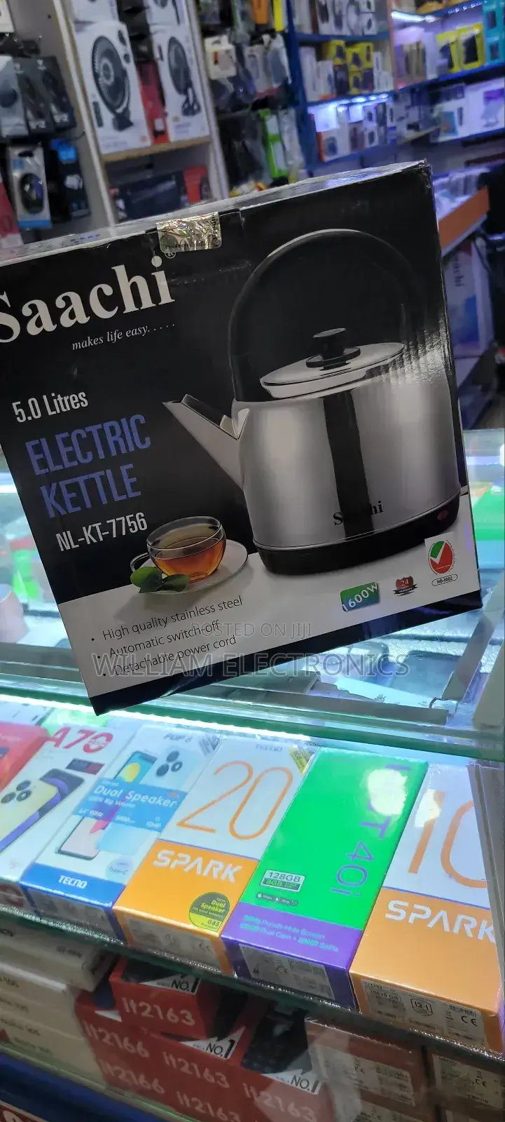 NL-KT-7756 Electric Kettle/5l Saachi Electric Kettle
