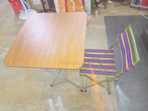 Foldable Reading Table With a Chair