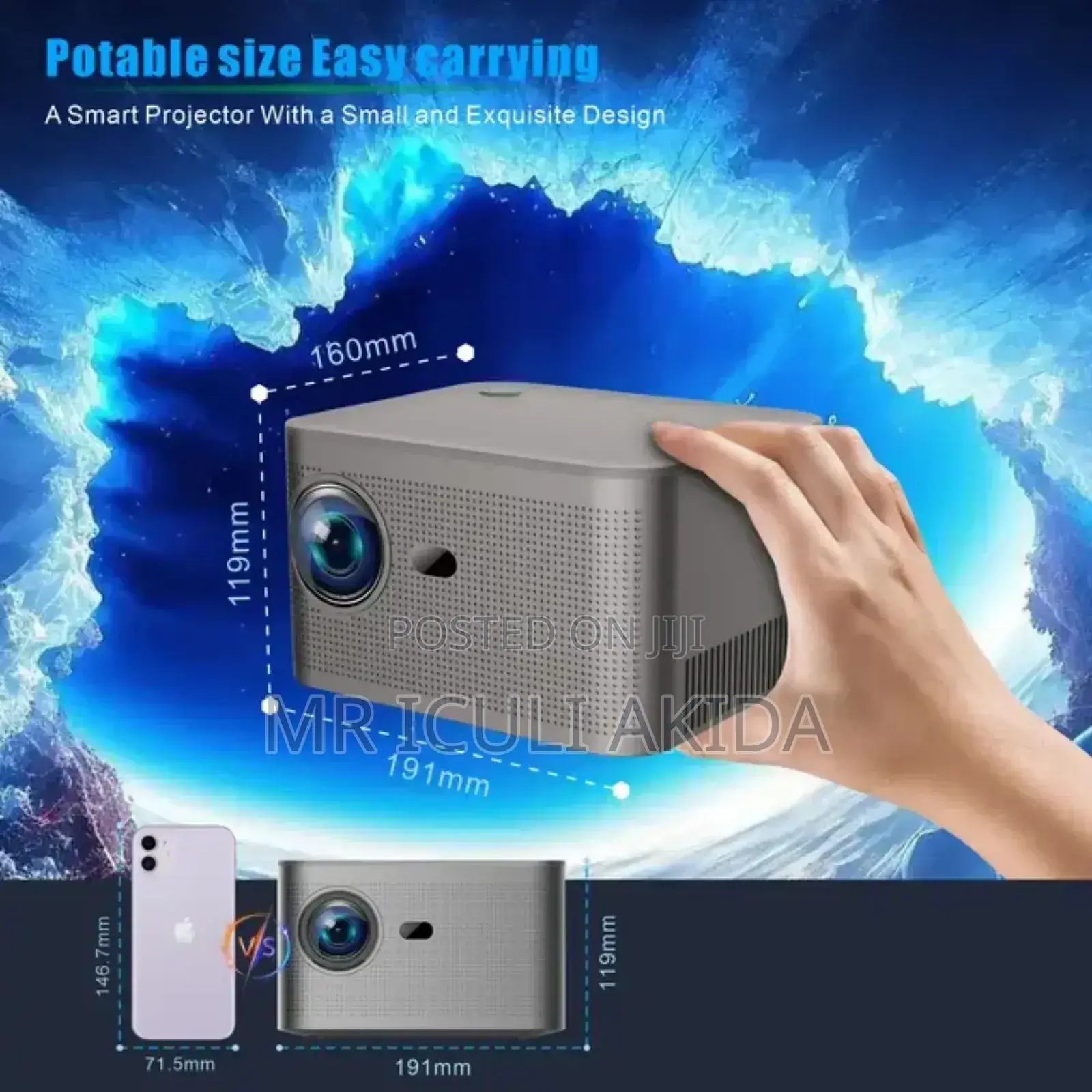 Android 11 Smat LCD Projector(1920*1080P,580ansi,Wifi,BT)