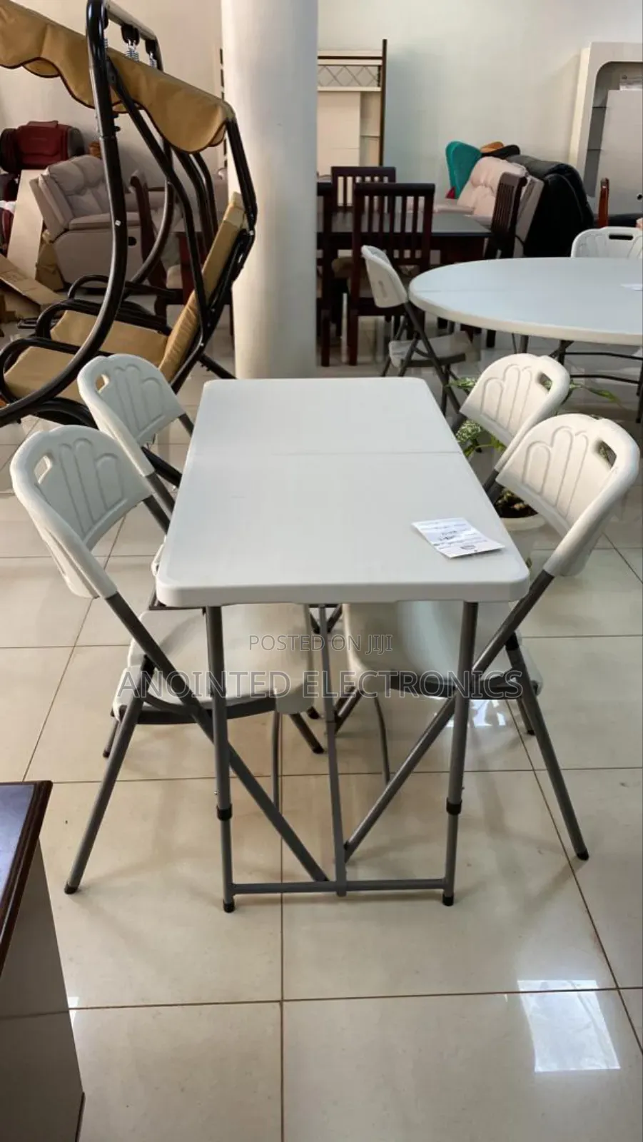 Foldable Table With Chairs