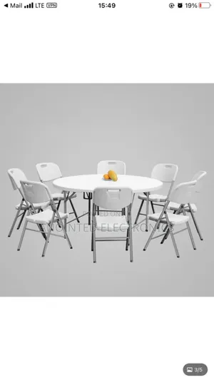 Foldable Restaurant Table With Chairs