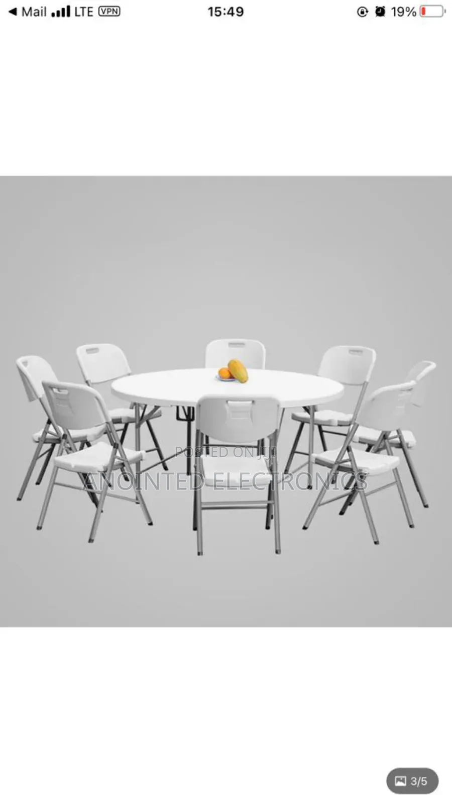 Foldable Restaurant Table With Chairs