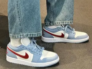 Actual Air Jordan 1 Low Blue Whisper