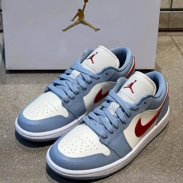 Original Air Jordan Low Blue Whisper in Central Division Shoes