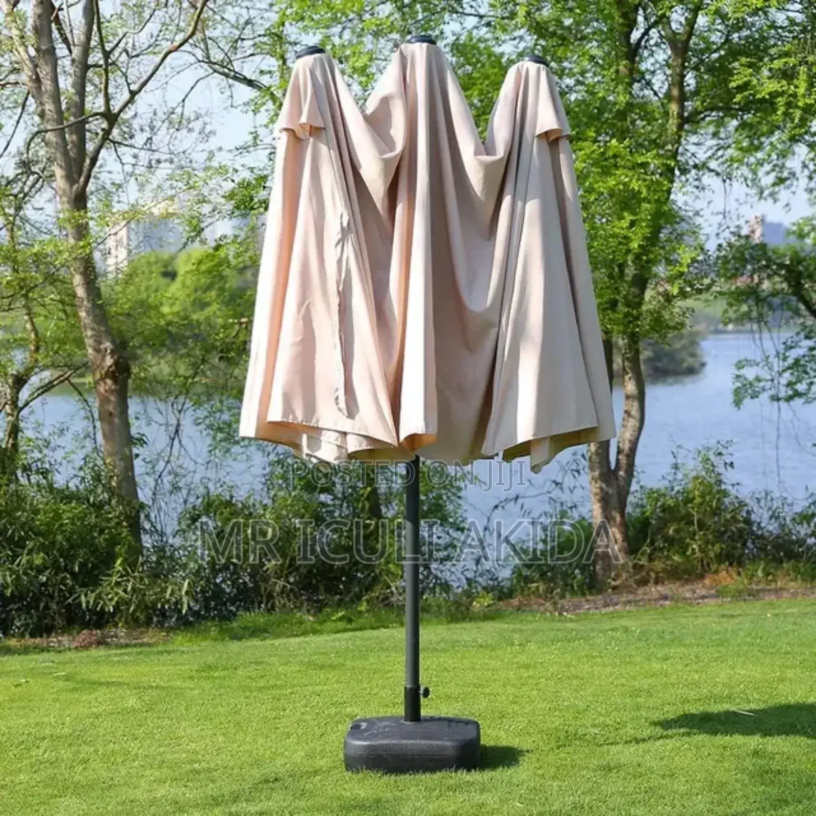Outdoor Phi-Villa 15ft Double Top Patio Garden Umbrella