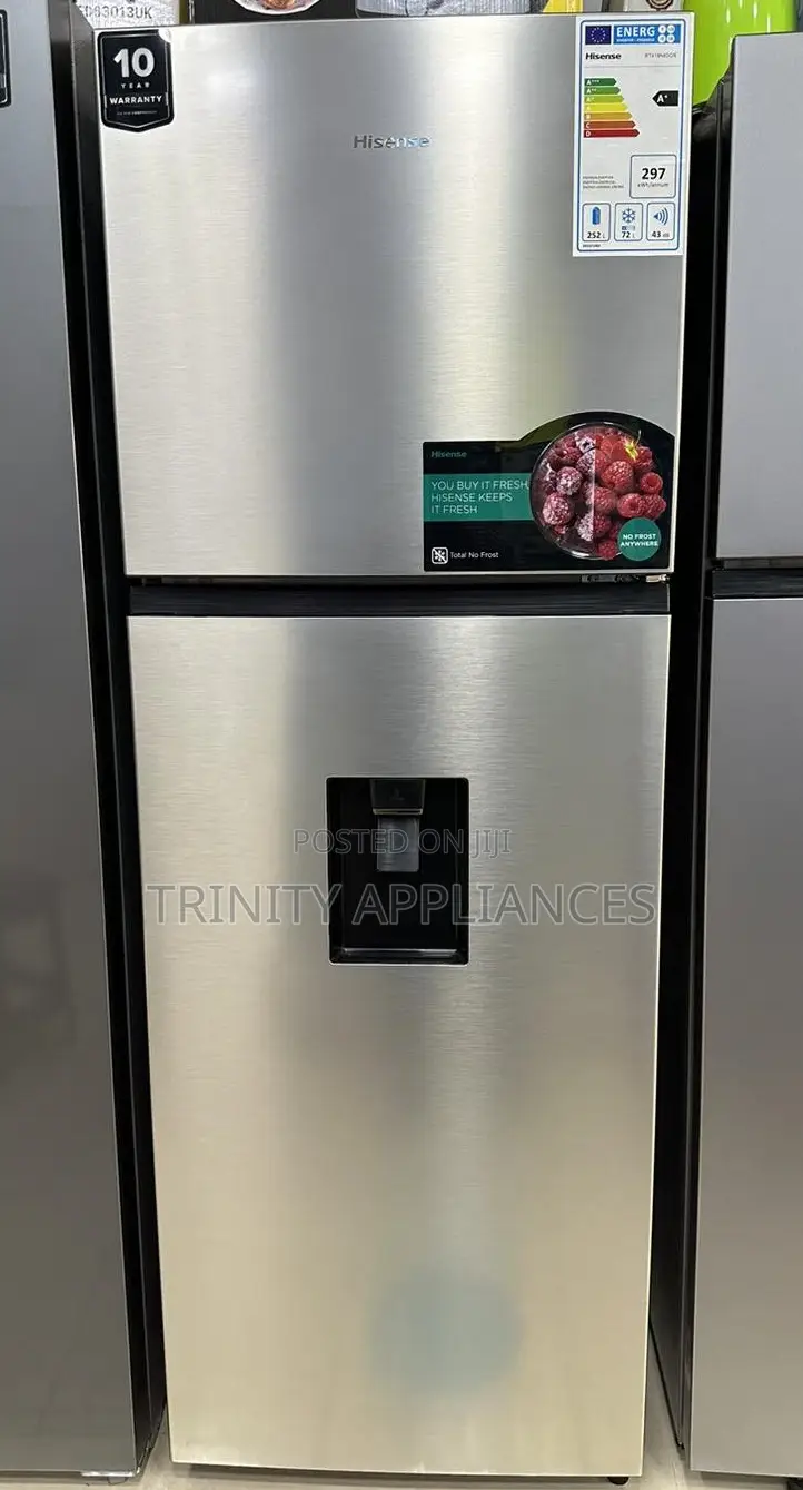 Hisense 419l Double Door Refrigerator Frost Free