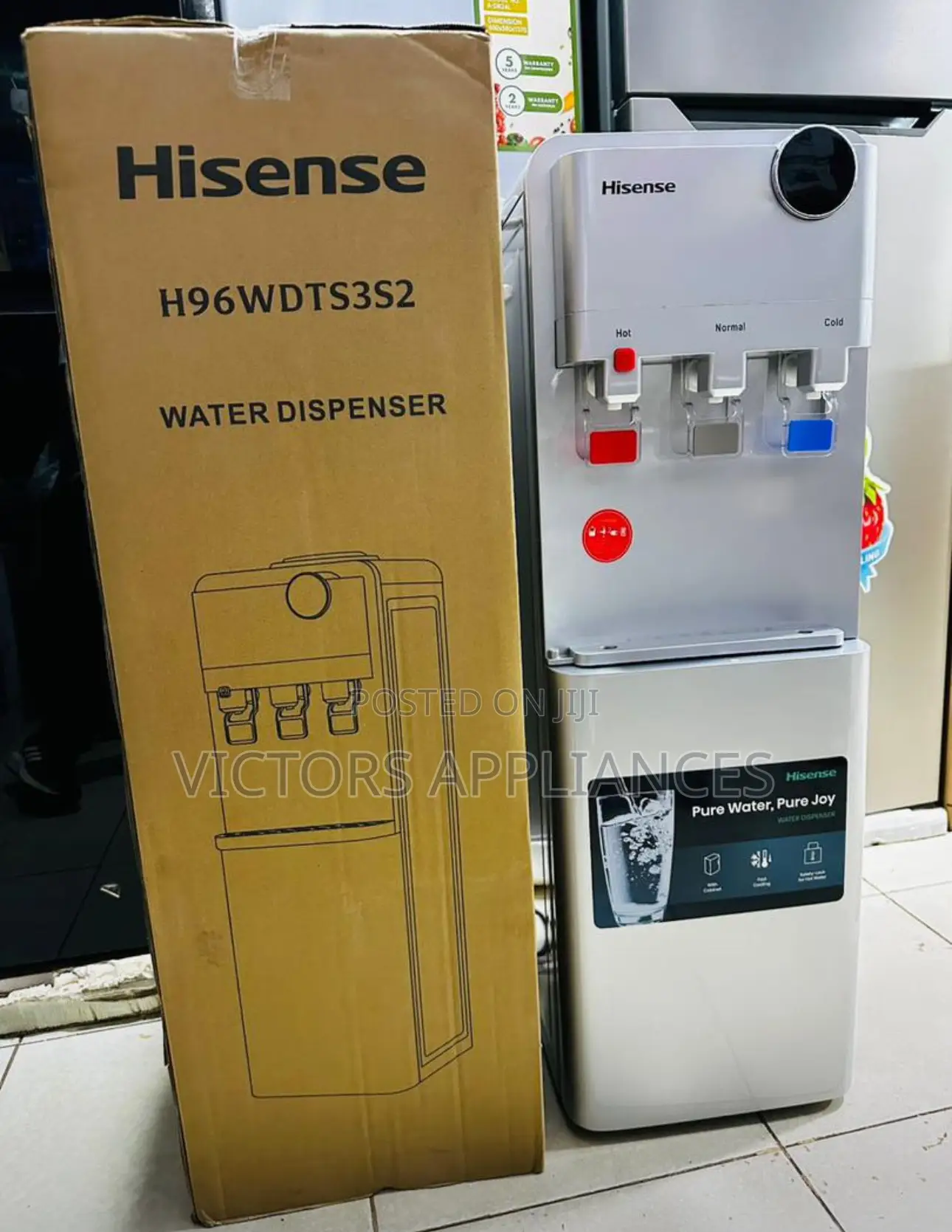 Hisense Water Dispenser With 3taps