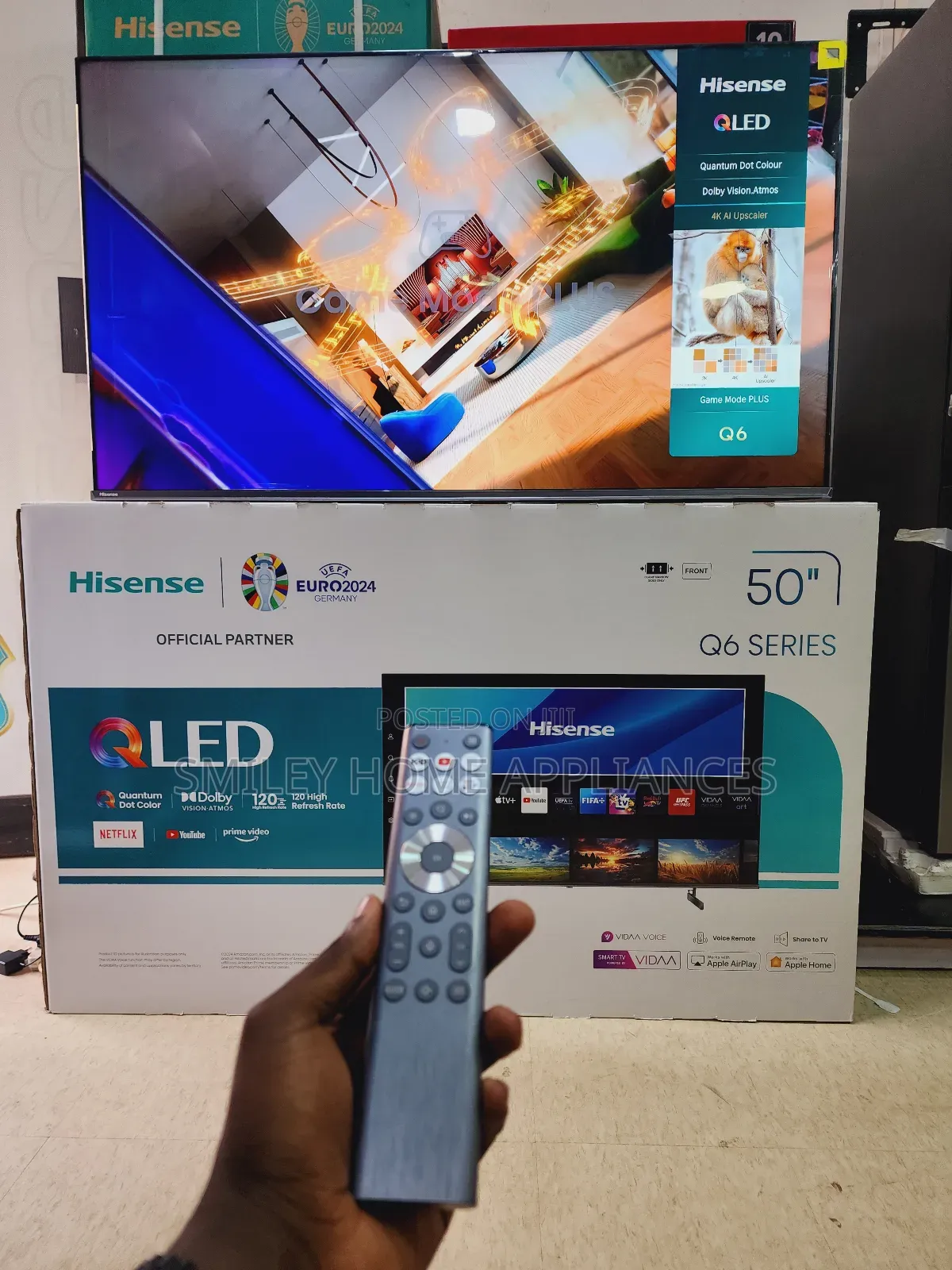 Hisense ULED Smart Tv 50inches