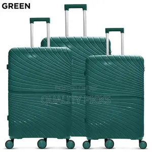 3 Piece S of 20, 24, 28 Inch Carry-on Hard-Sided Suitcase