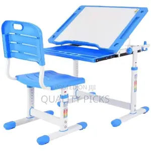 Kids Desk and Chair Set Height Adjustable