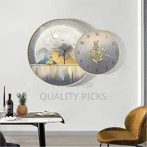 Dinning Room Golden Leaf Decorative Painting