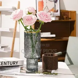 1 Pc Detachable Transparent Hydroponic Glass Flower Vase