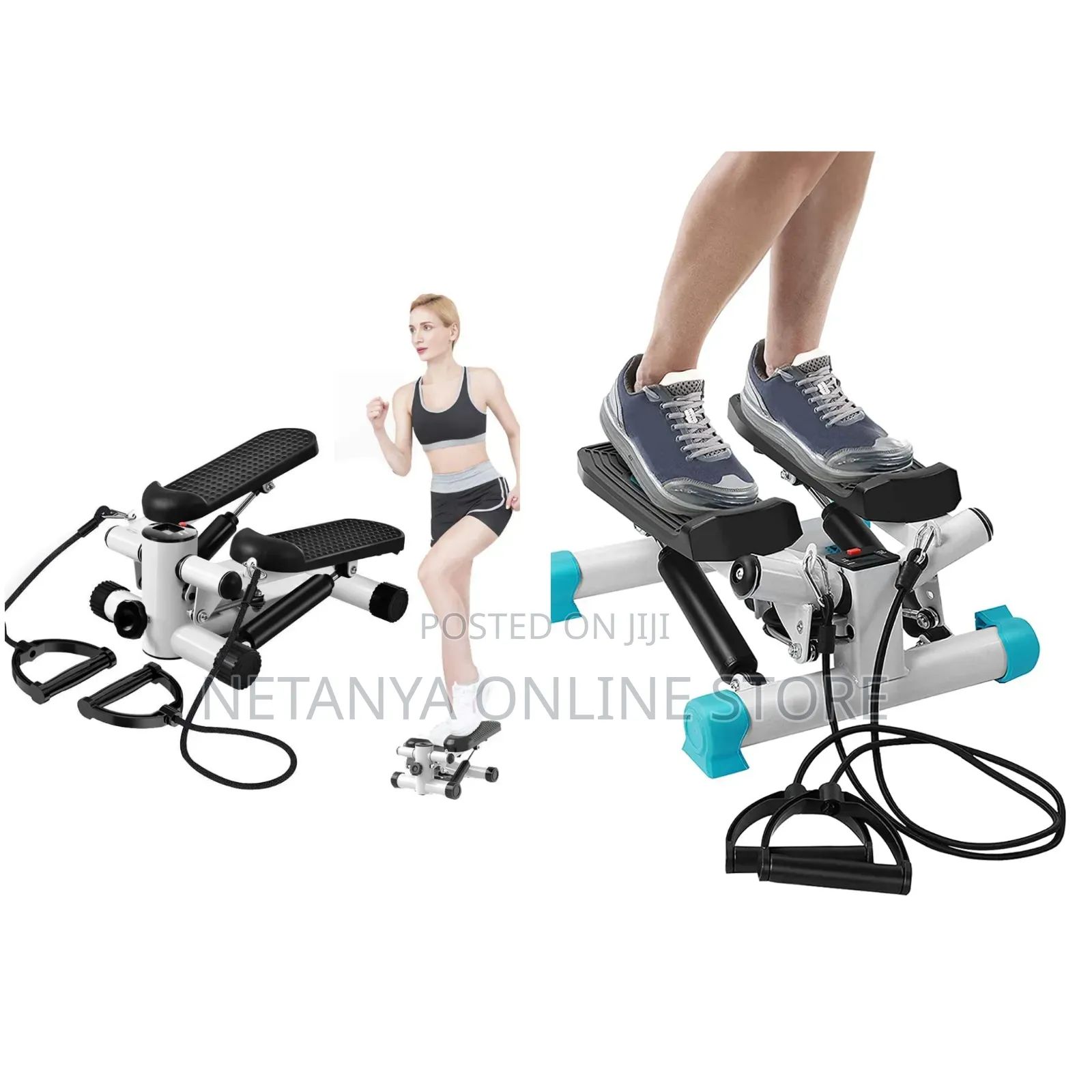 Multifunctional Stepper With Resistance Bands