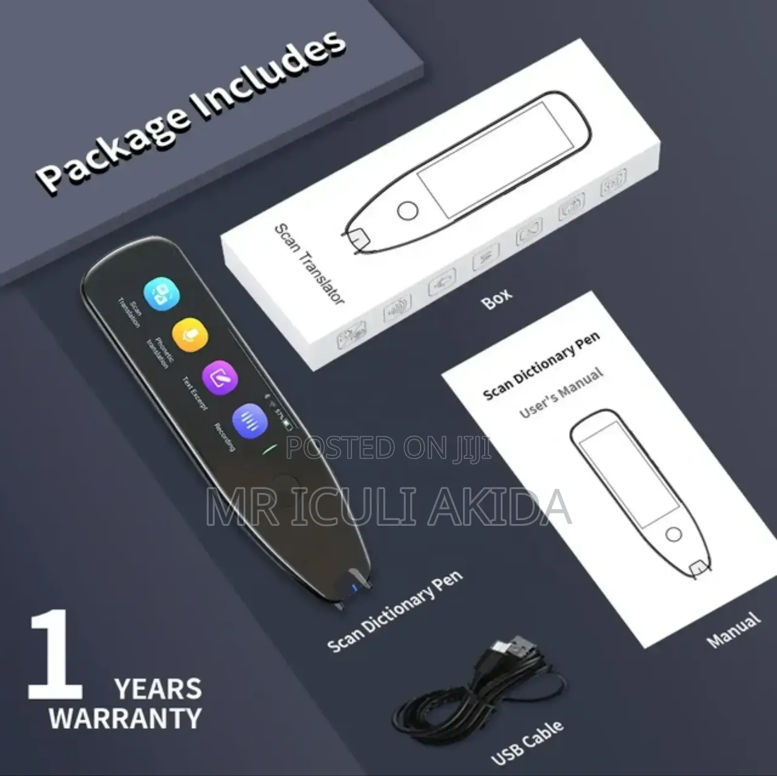 OCR Digital Voice Language Scan Dictionary Translator Pen
