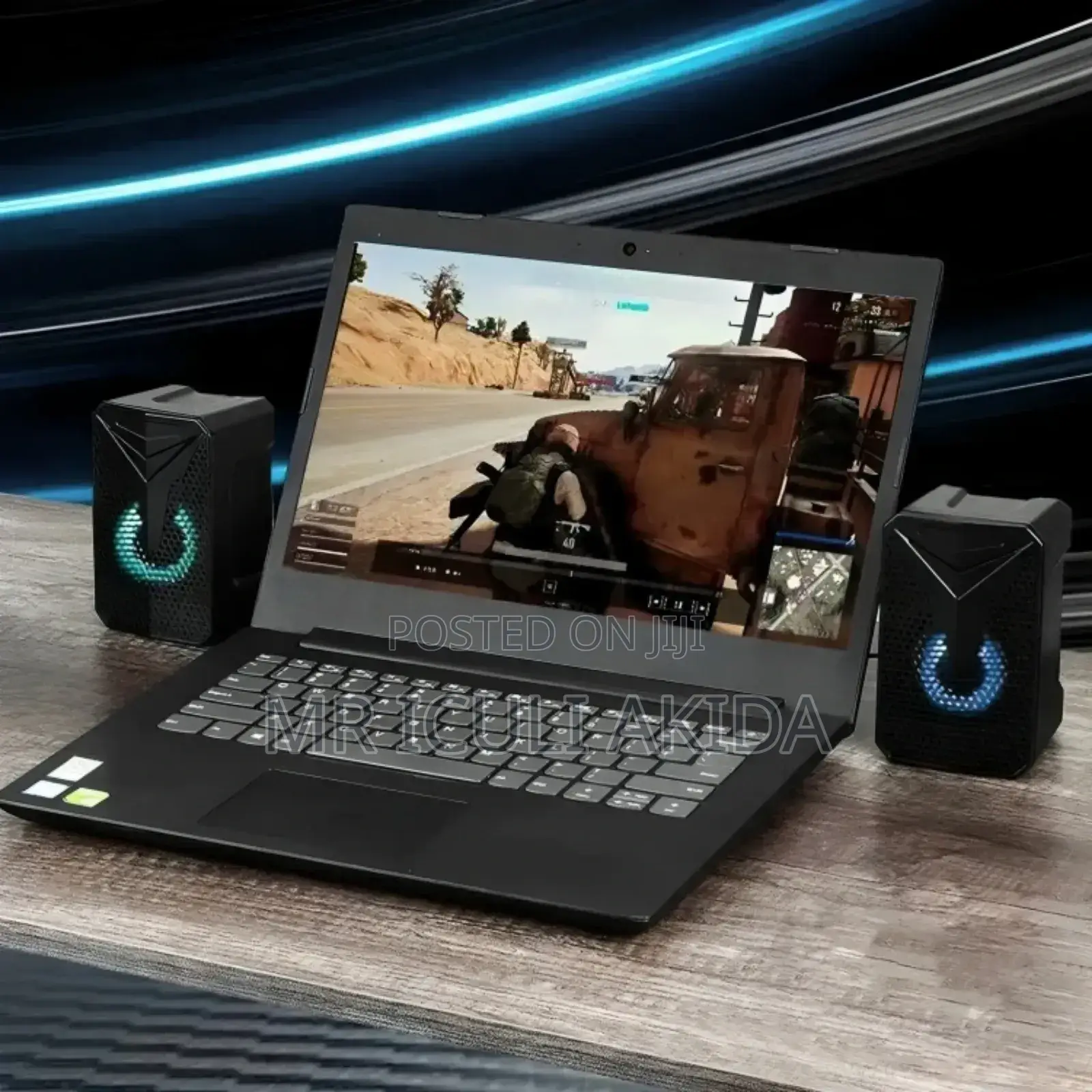 A Pair of RGB Lighting PC/Computer Speakers