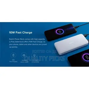 Redmi Lithiumpolymer 10000 Mah Fast Charging Slim Power Bank