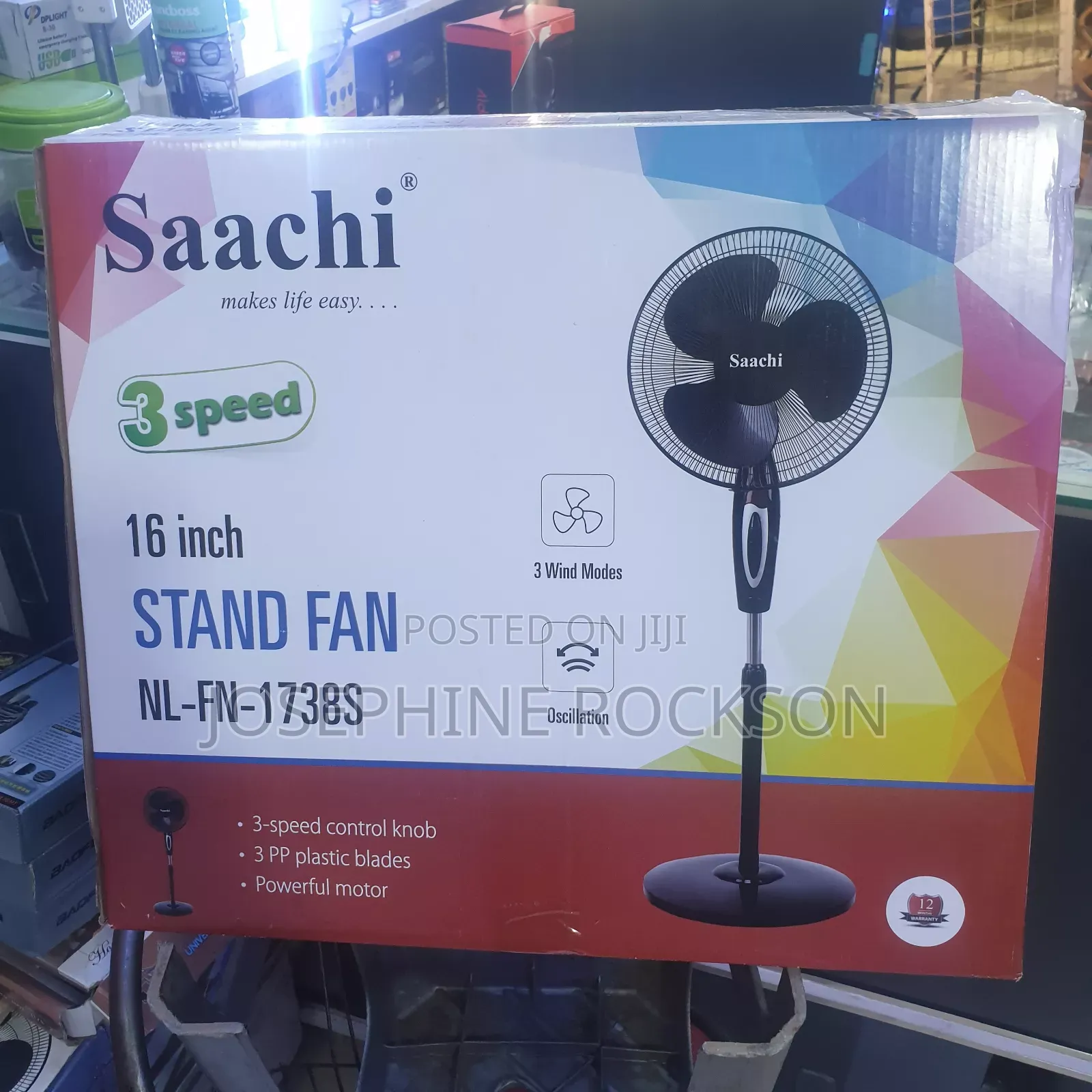 Saachi Stand Fan