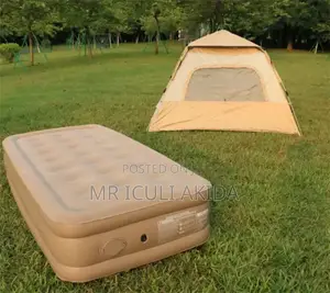 3x6 Deluxe PVC Flocked Camping Self Inflatable Air Mattress