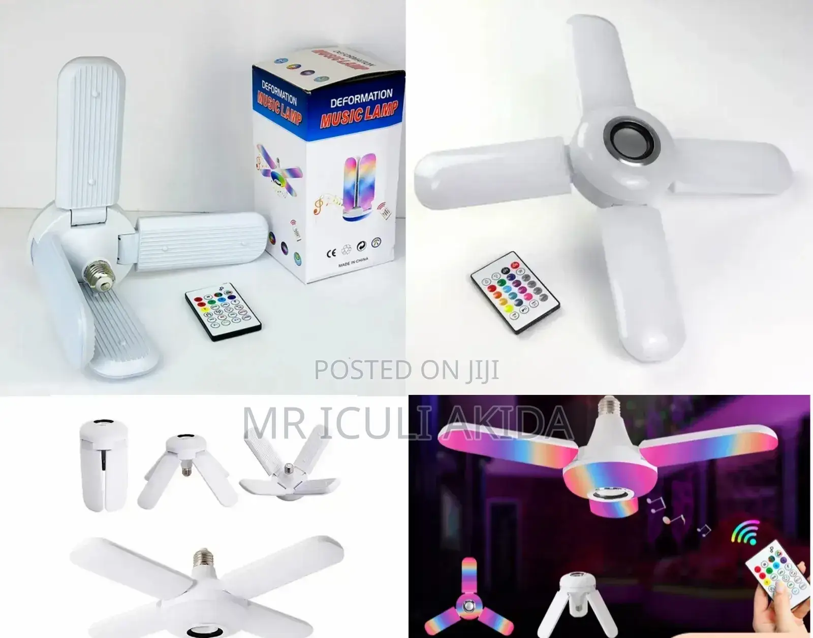 Remote Controlled Deformation Musical LED Light