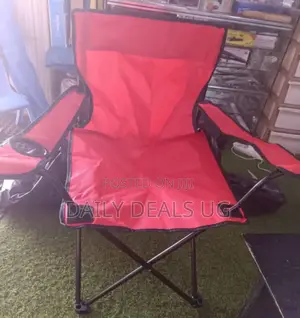 Foldable Red Camping Chair