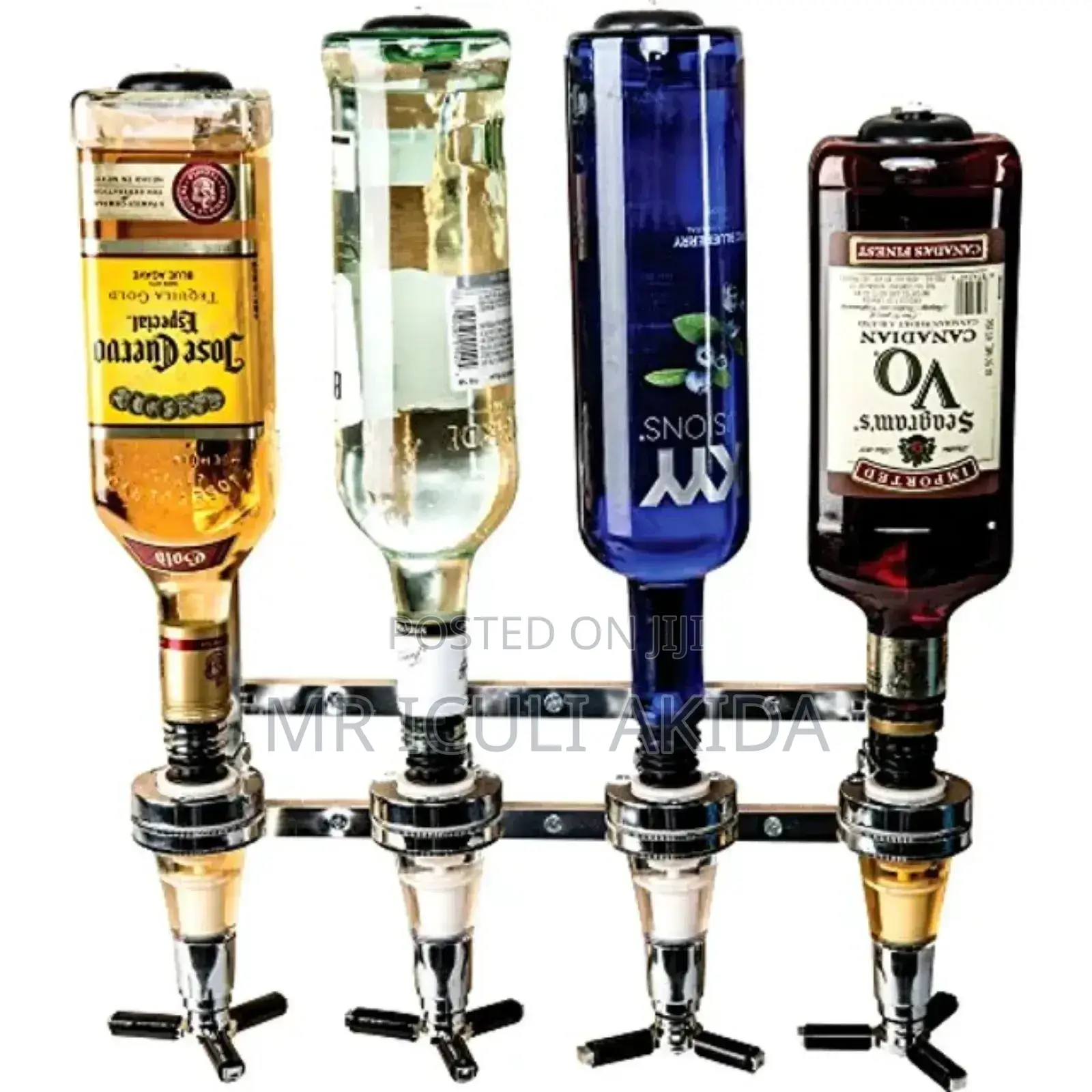 Wall Mounted Bar Stainless Steel Liquor Dispenser Butler