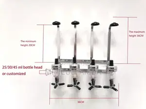 Wall Mounted Bar Stainless Steel Liquor Dispenser Butler