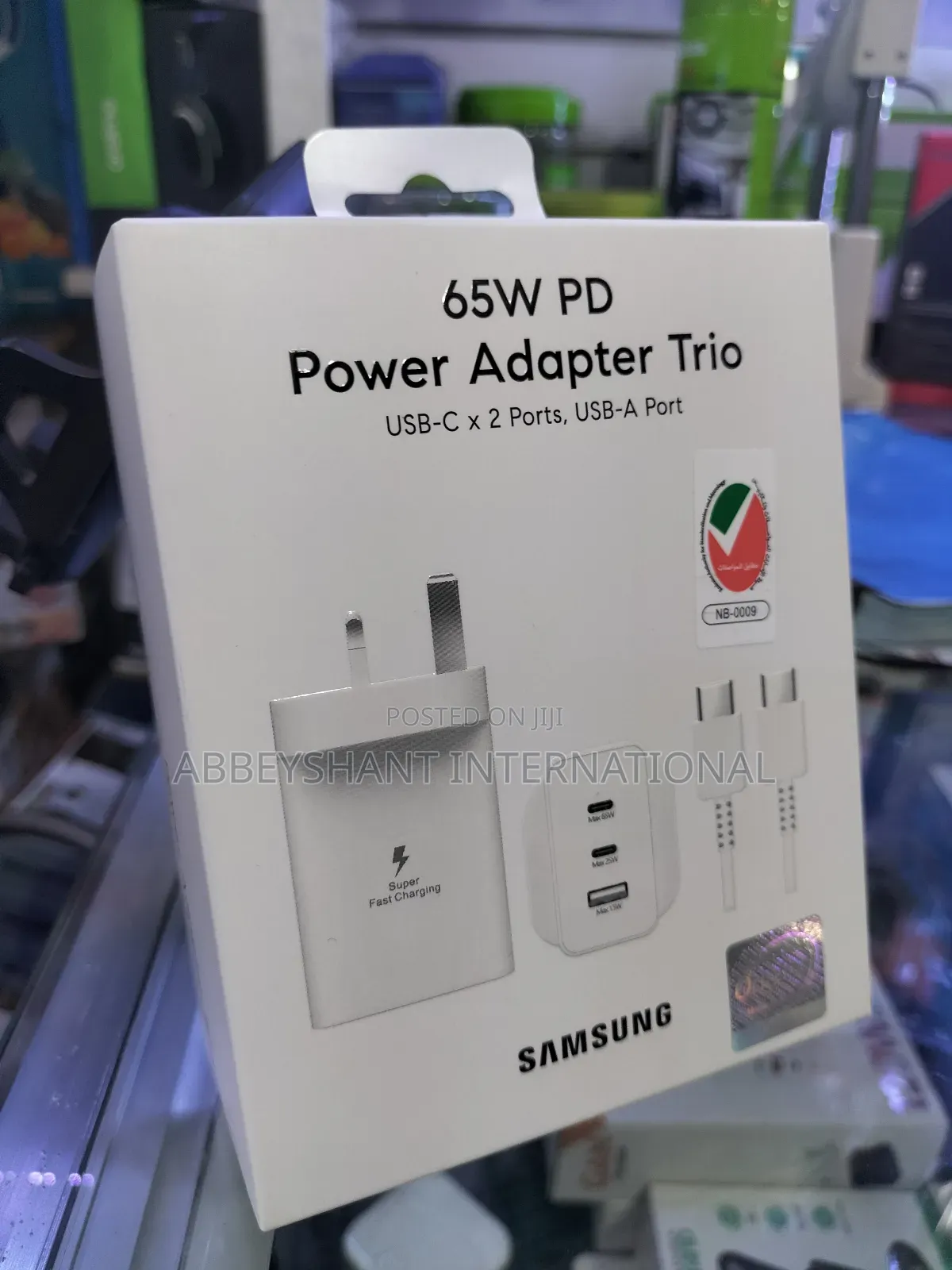 Fast Charger SAMSUNG 3-Port Super Fast Charging Wall Charger