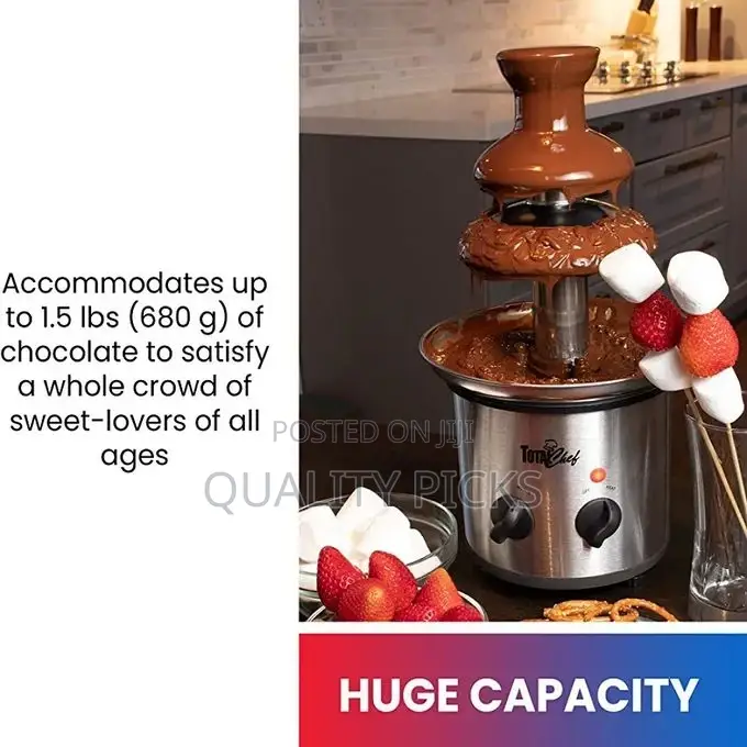 Chef 3 Tier Chocolate Fountain Machine