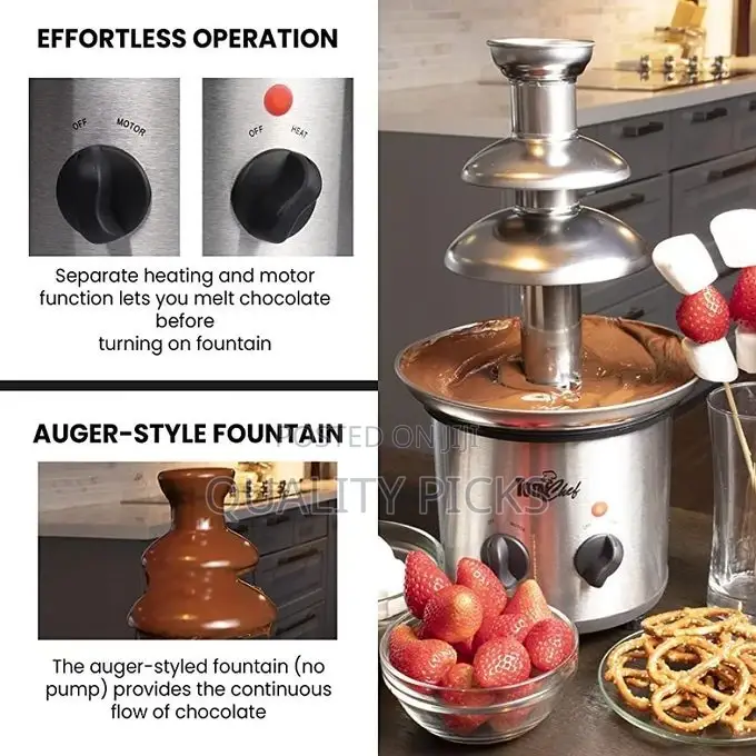 Chef 3 Tier Chocolate Fountain Machine
