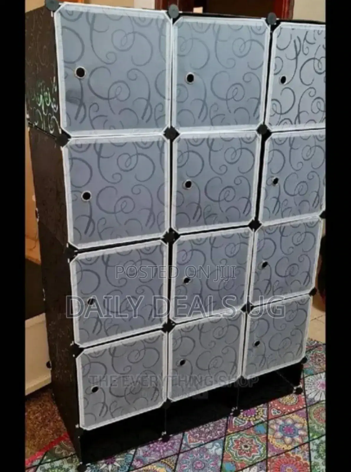 Black Plastic Wardrobe