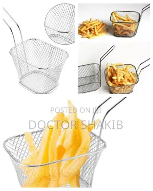 New Square Mesh Chips Frying Basket
