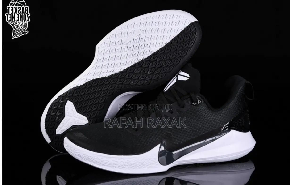 Original Black/White Nike Kobe Mamba Focus Basketball Shoes