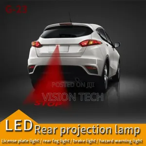 Caution Rear Projecting Lights