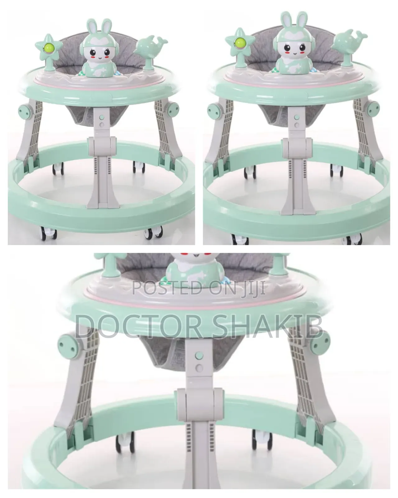 Unique Steel Baby Walker