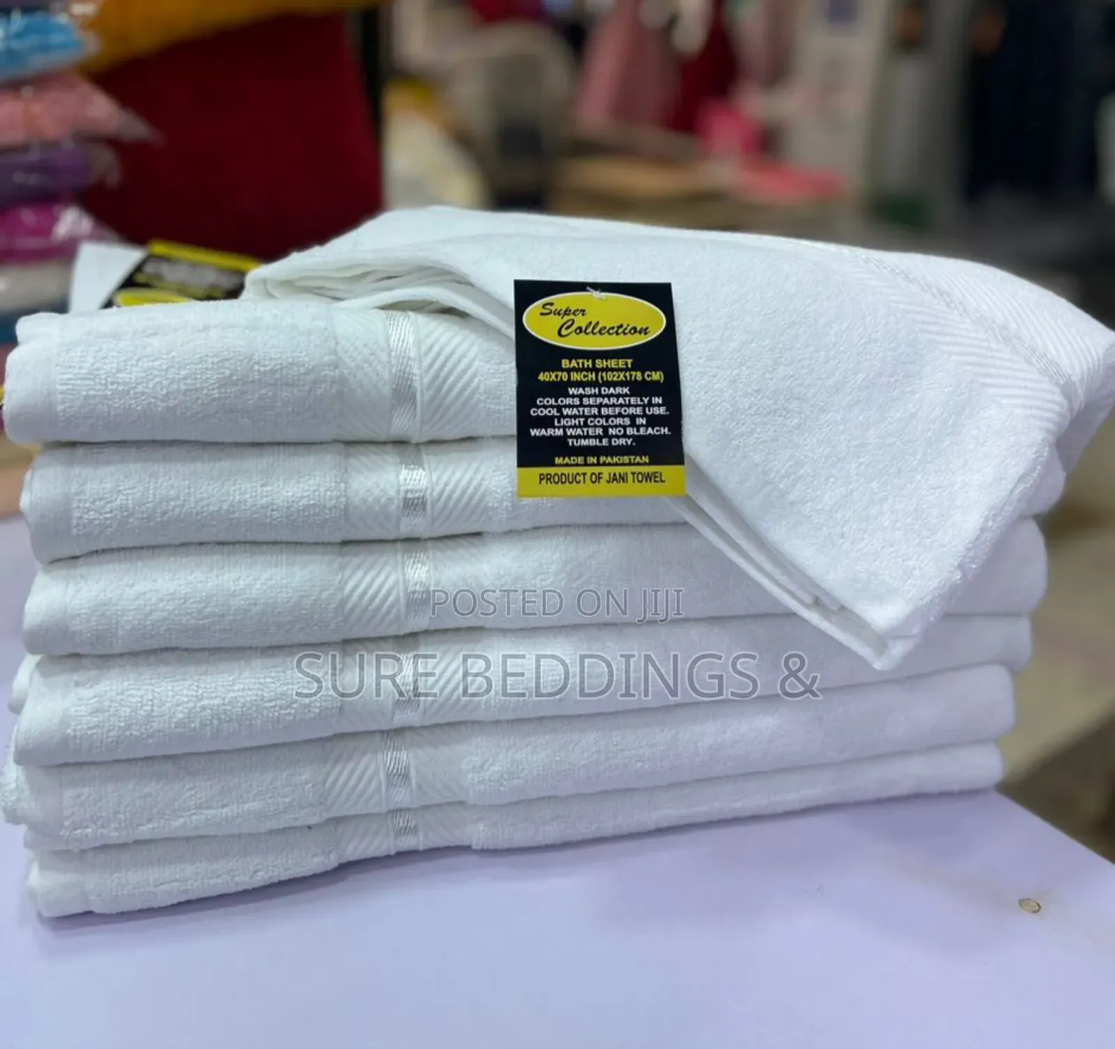 White Super Collection Towel