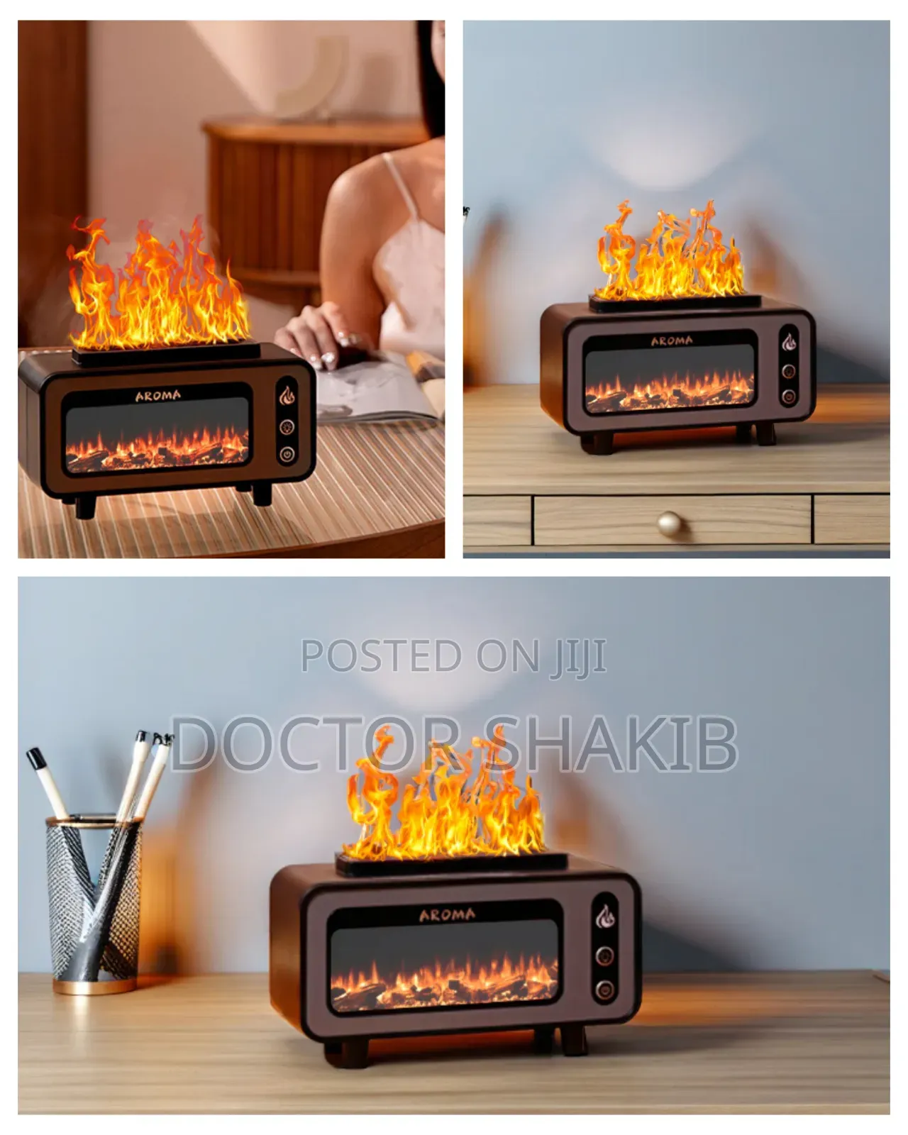 New Design Vintage Fireplace Aroma Scented Diffuser