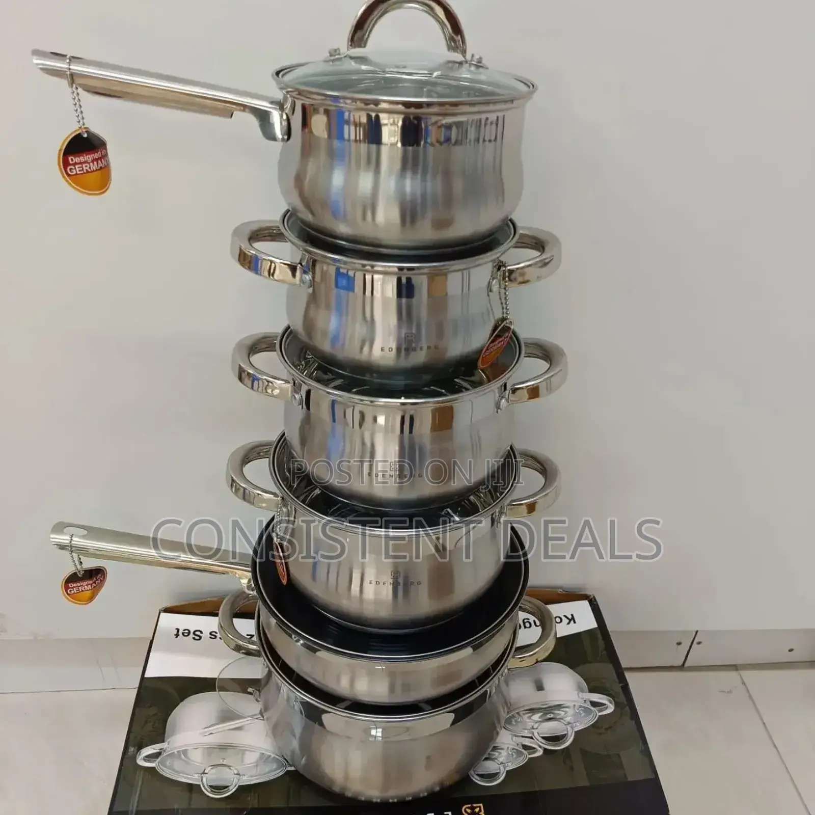 Stainless Steel Cookware Saucepan Set