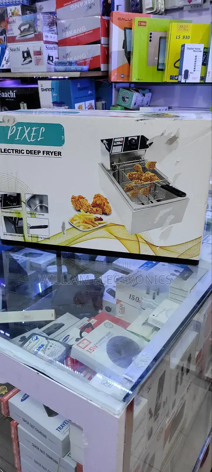 Pixel Electric Deep Fryer/Px-Yf82 6L
