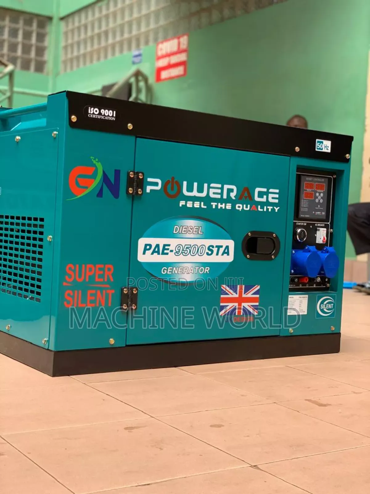 PAE-9500-STA 9kva Diesel Generator