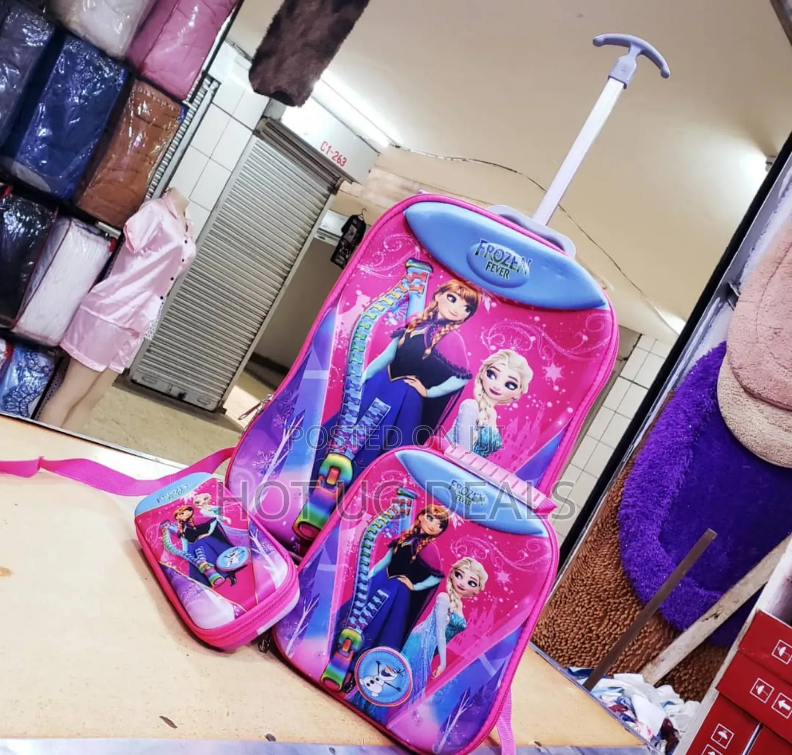 3 Piece Kids School Bag With Kids Favorite Character